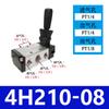 Válvula Solenoide Tipo Placa 4m210/310 Dos Posiciones Tres Vías 3V210-08/2V025-08 Mecanismo de Reversión Manual