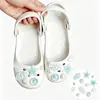 Accesorios para zapatos tipo ballet perforados DIY, accesorios de perlas y pedrería, hebillas de zapato desmontables de alta gama y decoraciones para la superficie del zapato