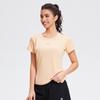 Camiseta de Secado Rápido, Top de Verano Holgado para Correr al Aire Libre para Hombres y Mujeres, Ropa Deportiva Elástica Delgada de Manga Corta, Cuello Redondo