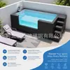 Instalação de piscina comercial externa acima do solo em PRFV piscina de hotel pousada resort personalização de piscina