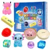 Novo produto transfronteiriço: Conjunto de 8 peças de brinquedos de apertar, série de caixas macias misteriosas, caixa surpresa de brinquedo para alívio do estresse