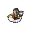 Mythos Negro Wukong Broche Periférico Dibujo Animado Hombre del Destino Palo con Banda Dorada Rey Mono Rey Mono Insignia de Insignia de Aleación Pintada