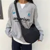 Bolso Bandolera Cruzado de un Solo Hombro Personalizado, Sencillo y de Moda, Textura Casual, Bolso de Gran Capacidad para Mujer, Bolso Tote Nuevo Primavera 2026