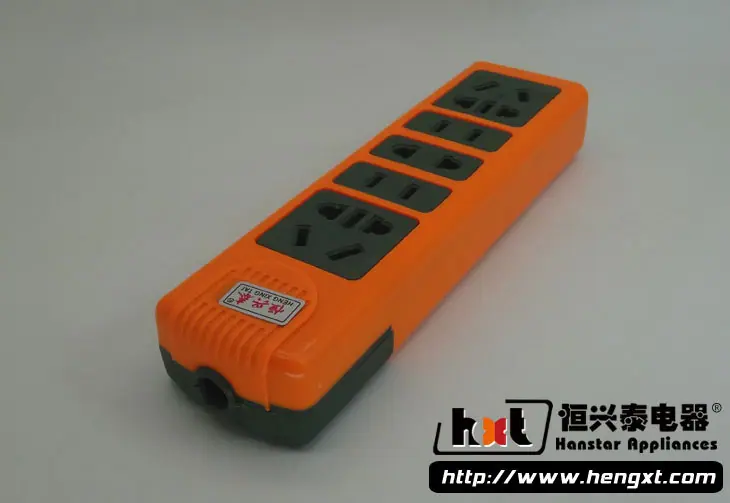 恒兴泰118大号18孔包胶无线插座 抗震防爆防压走江湖一体成型插线