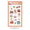 Stickers navideños mascota de dibujos animados linda transparentes para teléfono móvil impermeables decoración DIY bolsa de materiales para cuenta de mano pegatinas decorativas para vaso de agua