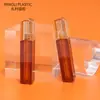 Tubo Cuadrado Transparente de PETG de 4 ml para Brillo de Labios Tubo Vacío para Aceite de Labios Tubo para Brillo de Labios Material de Empaque Cosmético