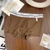 Roupa Íntima Masculina 100% Algodão Estilo Novo Primavera e Verão 7A Antibacteriana Ácido Polilático Boxer Briefs Roupa Íntima Juvenil Boxer Briefs Esportivo Masculino