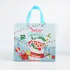 Transfronterizo en stock Navidad bolsas no tejidas al por mayor Papá Noel bolsas de regalo no tejidas recubiertas bolsas de compras para ropa