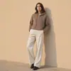 Abrigo de Lana con Capucha Otoño/Invierno 2026, Talla Pequeña Abrigo Casual de Lana por Ambos Lados para Mujer, Abrigo de Mujer CEID