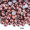 Não. 30 fundo plano diamante de vidro strass diy jóias de unhas redondas de cristal pedra caso do telefone móvel boneca vara broca cerca de 6,5 milímetros