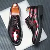 Comercio exterior transfronterizo zapatos de vestir formales estilo británico para hombre con punta fina, tamaño grande, tacón de herradura, zapatos de cuero, zapatos casuales de cuero para hombre