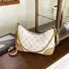 Bolso de Mujer de Alta Gama 2025 Nueva Moda Viajero Retro Estampado Bolso de Hombro Casual Cruzado Bolso Silla de Montar de Alta Gama