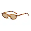 Gafas de sol estilo nuevo europeo y americano 2026 con diseño angular de ojo de gato, Montura pequeña de moda y única retro hip-hop