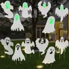 Letreros de Jardín de Halloween con Varios Ojos Aterradores Pueden Diseñarse como Letreros Huecos para Exteriores para Temas de Fiesta de Halloween