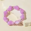 Pulsera Ovalada Irregular Acrílica Europea y Americana Transfronteriza Elegante Exagerada Nicho Alta Gama Moda Elegante Joyería de Mano