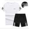 Camiseta de manga corta de verano para adolescentes, traje deportivo de verano, camiseta para hombre, pantalones cortos casuales de manga corta, traje de dos piezas