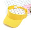 Chapéu de sol de personalidade japonesa e coreana com topo vazio, boné protetor solar sem topo, boné de beisebol de língua de pato esportivo para atividades ao ar livre, em estoque, atacado