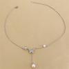 Colar com Borboleta Vazada e Franja Micro Inlay Luxo Leve Nicho Nova Chegada Design de Corrente para Clavícula Acessórios Elegantes Versáteis Mulheres