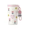 Vaso Aislado con Popote Judy Nick de Zootopia, Botella de Agua Portátil con Asa para Estudiantes