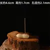 Bandeja de Incenso Cerâmica Suporte para Incenso Compacto Cabacinha Doméstica Inserção de Incenso Queimador de Incenso Portátil Multiuso Suporte para Acessórios Inserção de Incenso