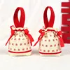Sacolas para lembrancinhas de casamento, caixas de doces e sacos de doces com design de alta qualidade, estilo chinês, não requerem dobradura, feitos sob medida para casamentos