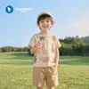 Roupa de Bebê Camiseta Casual de Manga Curta Roupa de Verão para Meninos, Meninas, Bebês, Crianças, Crianças de Pequeno e Médio Porte, Tops de Manga Curta para Bebê