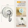 Gancho Detrás de la Puerta, Gancho para Ropa, Fuerte al Vacío, Sin Marcas, Sin Perforaciones, Cocina, Baño, Gancho Adhesivo para Inodoro, Gancho con Ventosa