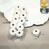 Não. 8 Acessórios de Plástico de Pato Material DIY Chapéu Balanço Cadeira de Balanço Boia Skate Decoração de Brinquedo