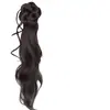 Peluca de coleta postiza para mujer, cabello simulado, peluca de estilo antiguo, nueva peluca de estilo chino con brote de barba de dragón, pinza de garra trenzada, coleta lateral rizada en capas
