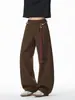 Colección Otoño 2026: Pantalones de Pierna Curva Patchwork Desestructurado Americano de Pared sin Sombra, Tallas M-5XL, HK261173 - Especial P35