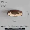 Luminária de quarto estilo vintage 2026 novo modelo, luminária de teto de alta qualidade, luminária de estudo redonda minimalista moderna retrô luxo-luz