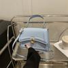 Bolso de Mujer Fresco y Sencillo 2025 Primavera/Verano Nuevo Candado Bolso Cuadrado Pequeño Estilo Coreano Sencillo de Alta Gama Bolso de Hombro Único Cruzado