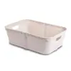Cesta de Armazenamento Retangular Amazon Cesta de Armazenamento para Artigos de Mesa Cesta de Armazenamento PP Rattan Plástico Trançado Armazenamento Doméstico