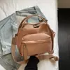 Bolsa de Hombro Informal Simple para Estudiantes Universitarios, Bolso Cruzado Tipo Cubo de Alta Gama para Mujer, Nuevo Verano 2025