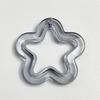 Agujero Transparente para Colgar Hueco Flor de Ciruelo Estrella de Cinco Puntas diy Accesorios para Joyería Colgante Hecho a Mano Colgante para Coche Llavero Color del Material