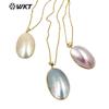 Wt-Jn229 Colar com Pingente de Concha Natural Colar Feminino de Design Simples e Sofisticado Acessórios Exquisitos e Versáteis