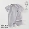 Ropa para recién nacidos, Mono de bebé clase A, Ropa básica para el hogar para bebés, Mameluco de bebé liso simple para uso diario
