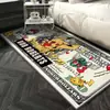 Alfombra de Dólares de Dibujos Animados Creativa Alfombrilla de Suelo de Billetes de Banco para Cocina Felpudo para Puerta de Entrada del Hogar Alfombrilla Resistente a Manchas para Baño