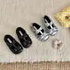 Zapatos Xshx Brillantes de Lentejuelas|Zapatos Mary Jane Elegantes Estilo Milenial para Niñas con Tira en T de Goma Natural Antideslizante para Otoño, Combina con Faldas