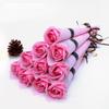 Día de San Valentín Día del Maestro Rosa Individual Escanear Código para Enviar Flor de Jabón Individual Regalo Individual a Clientes Fabricante de Regalos