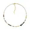 Collar de Concha Nueva Ola de Verano para Mujer Diseño de Nicho Tejido a Mano de Gama Alta Apilado Estilo Vacaciones Cadena para Clavícula