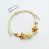 Jingdezhen Navidad Cerámica Cuerda Trenzada Pulsera Animales de Dibujos Animados Cuerda de Mano Joyería al por Mayor para Atracciones Turísticas Nicho Lujo Ligero