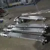 Transportador de Tornillo Personalizado en U de Cemento Acero Inoxidable Acero al Carbono Tubular sin Eje para Material Granular