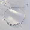 Pulsera sencilla estilo ins de Corea del Sur para mujer, diseño único de nicho, pulsera con incrustaciones de diamantes, pulsera fresca para combinar con todo, regalo para amigas