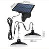 Lâmpada solar dividida transfronteiriça iluminação doméstica interna e externa controle de luz de lâmpada de rua um arrasto de duas cabeças lâmpada à prova d'água de pátio