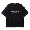 Camiseta Masculina de Manga Curta Verão 2026 Nova Marca Americana de Moda Solta Casual Gola Redonda Manga Meia-Manga Top Moda Masculina
