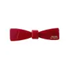 Grampo de Cabelo Vermelho Feminino Verão Franja Lateral Presilha Laço Presilha Bico de Pato Elegante Presilha Contínua Presilha para Pegar Cabelo Quebrado Acessório de Cabeça