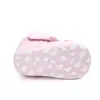 Primavera e outono novos sapatos fofos para bebê menina com orelhas tridimensionais sapatos infantis flat com velcro atacado 0943