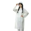 Impermeable desechable para viajes, senderismo y montañismo, engrosado y extendido, unisex, impermeable, portátil, impermeable todo en uno