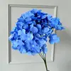 Arranjo de Flores Artificiais de Hortênsia para Casamento com 5 Peças Base para Arranjo de Flores Artificiais de Hortênsia Macaron para Salão de Casamento